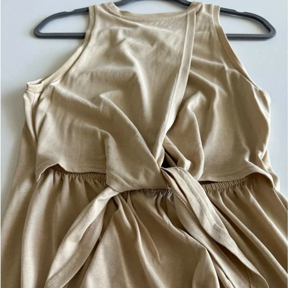 GAP MIDI Dress, XS, Beige, Round Neck, NWOT - Picture 2 of 8